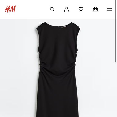 Robe froncé à la taille