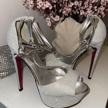 Tacchi Alti Glitter, Taglia 38,5