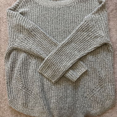 Pull en maille gris de la marque ONLY
