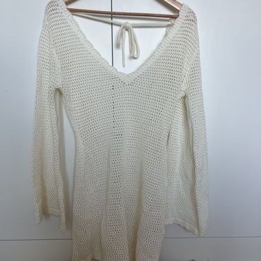 Robe en crochet plage Ibiza