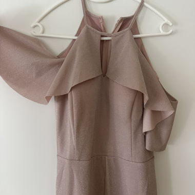 Robe de soirée rosé intense