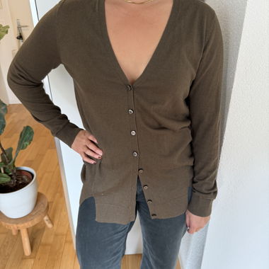 Gilet cardigan en cashmere