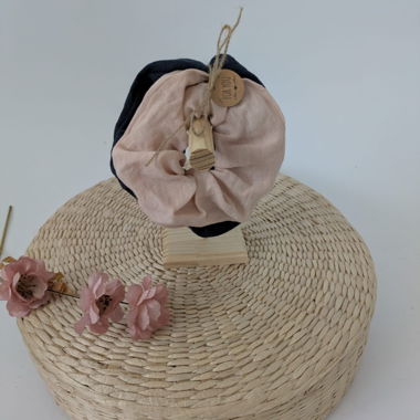 Leinen-Scrunchies – handgemacht