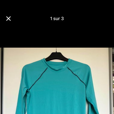 Pull turquoise