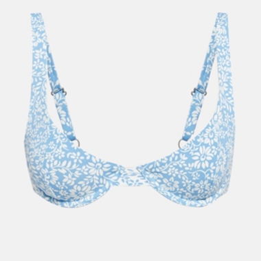 Billabong Bikini Set in Blue Floral