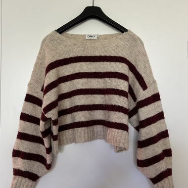 Maglione in maglia a righe ONLY
