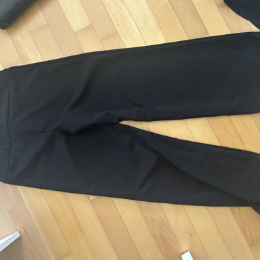 Schwarze Stoffhose