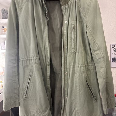 Giacca leggera verde chiaro