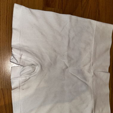 Weisse sportshorts