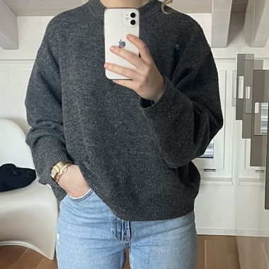 stradivarius blaue straight leg high waist jeans