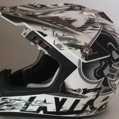 Casco Airoh + maschera da motocross Taglia S Ottime condizioni