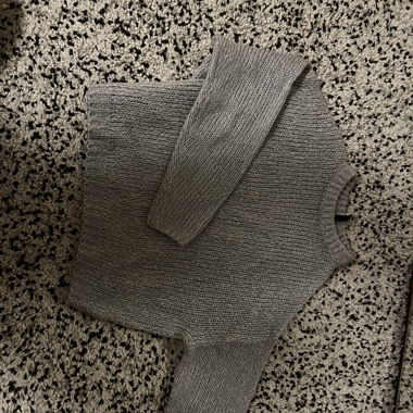 Grey woolen sweater