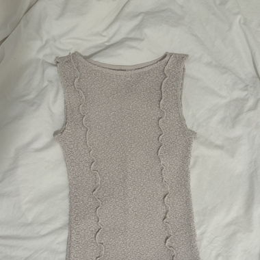 Sleeveless Top with Detail