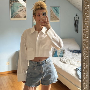 Chemise Zara courte