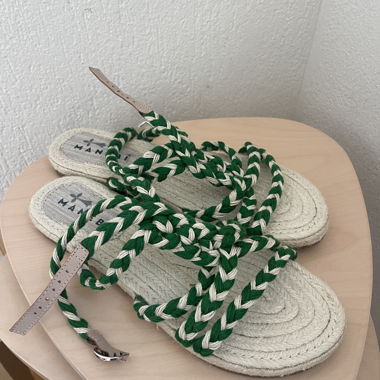 Sandales tressées Ibiza pour homme Manebi