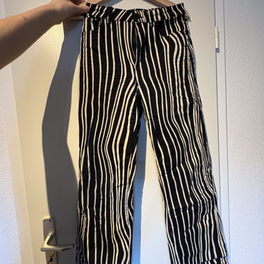 Pantaloni in Tessuto a Righe MNG