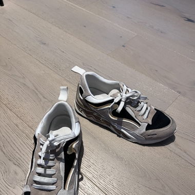 Sandro flame sneakers beige