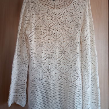 OVS Beige/Cream Lace-Knit Sweater