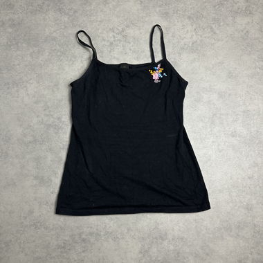 Black Beaded Tank Top