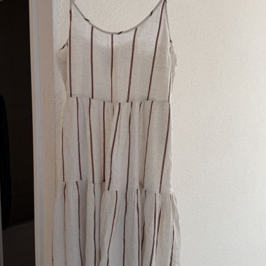 YAS Stripe Strap Dress M 