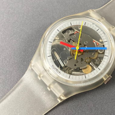 SWATCH JELLY FISH GK100 Vintage 80s OVP  Batterie