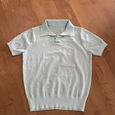 Polo enfant bleu clair