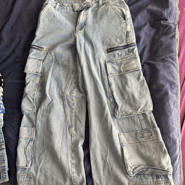 Gerader Cargo-Jeans gross Forever 21