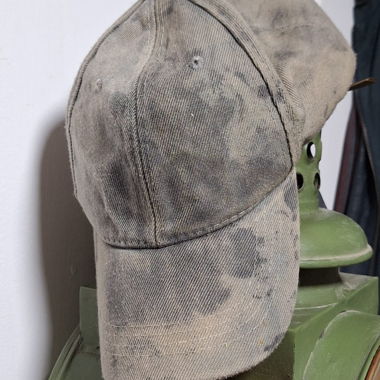 Casquette jean grise