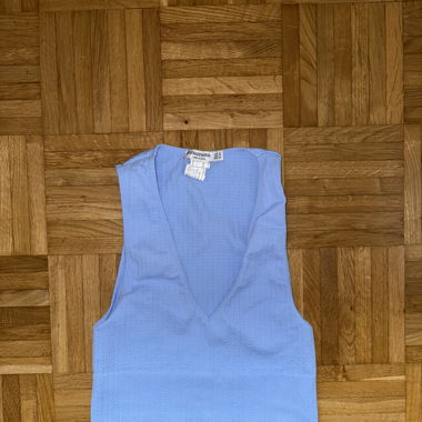 crop top bleu 