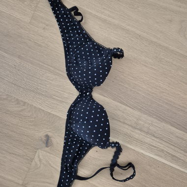 Beldona BH, schwarz mit weissen Pünktchen 