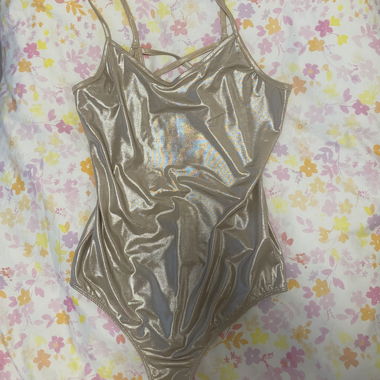 Gold bodysuit