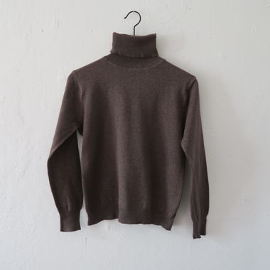 Brauner Turtleneck / Rollkragen Longsleeve