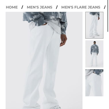 RELAXED RIGID FLARE JEAN