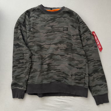 Alpha Industries Camouflage Sweatshirt L