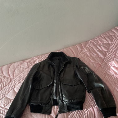 Lederjacke Gröss M - Mann, dunkelbraun