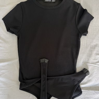 Boohoo Black Bodysuit