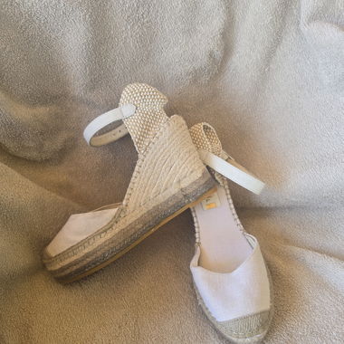 White Platform Espadrilles