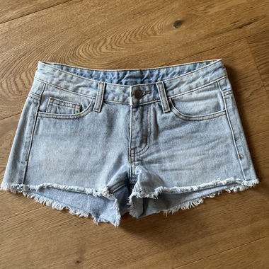 Micro shorts - light denim