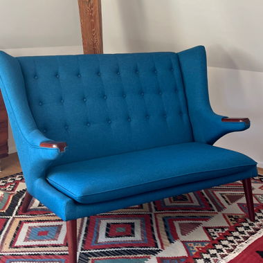 Blauer Zweisitzer