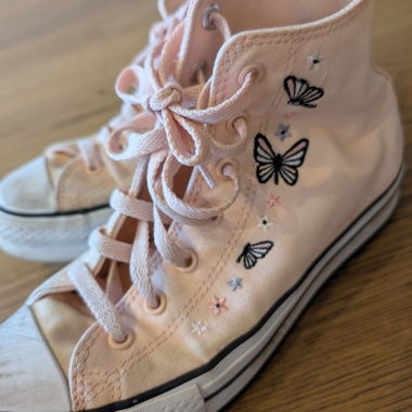 Converse Limited Edition Butterfly Shoes