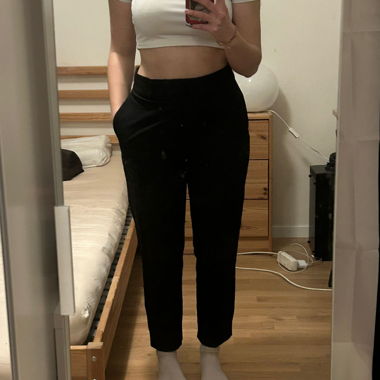 Schwarze H&M Hose Grösse 38