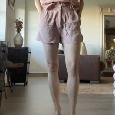 Opullence Pink Set in Cotton Gauze