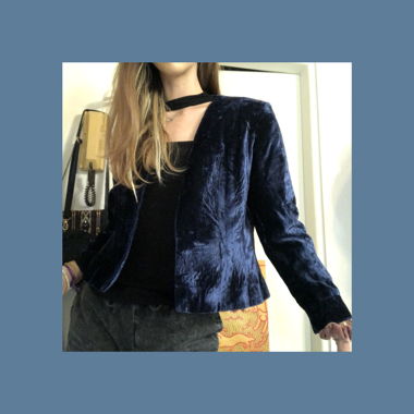 VELVET JACKET இ VINTAGE