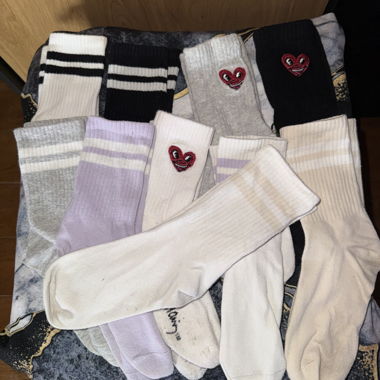 Sock set with heart motif 10 pairs