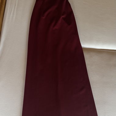 Burgundy Long Evening Dress
