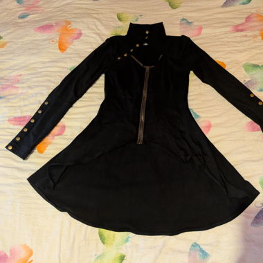 Cappotto gotico leggero nero