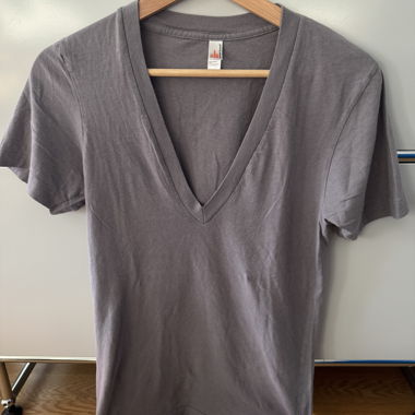 American Apparel Tshirt Gr. XS grau