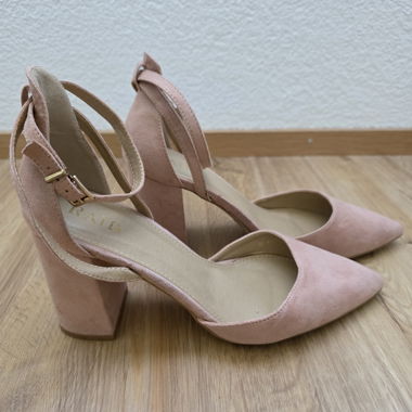 Rosa Blockabsatz-Pumps von RAID