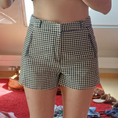 Shorts Stradivarius elasticizzati a quadri