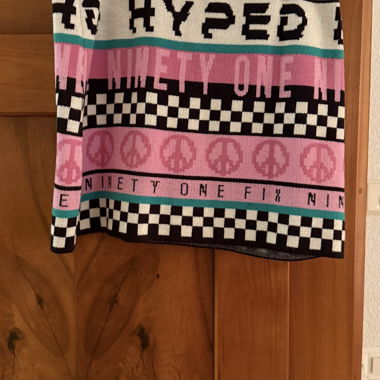 Mini-jupe Y2K Checkerboard Rose